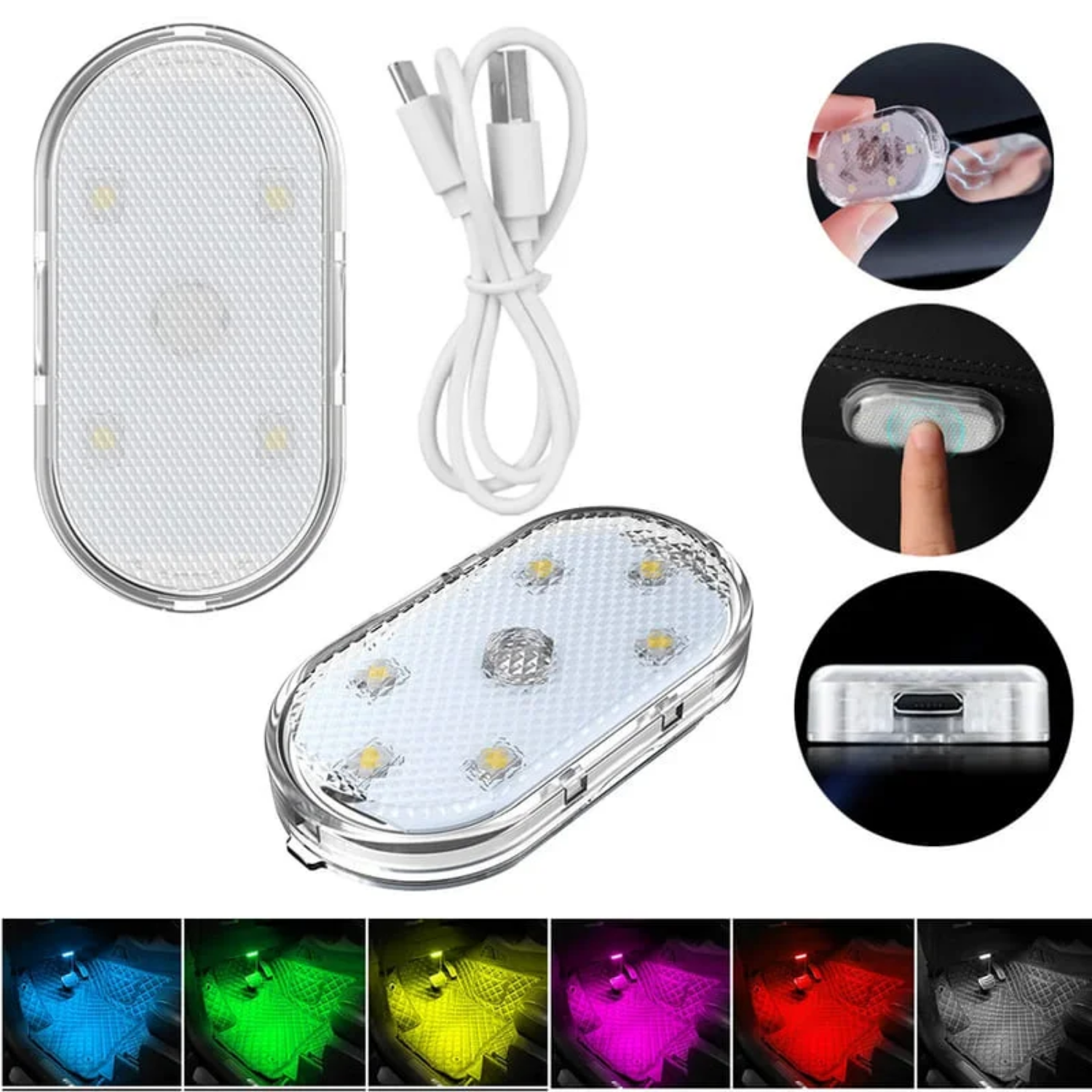 Miniatura 2 de Luz LED Tactil Adhesiva Recargable
